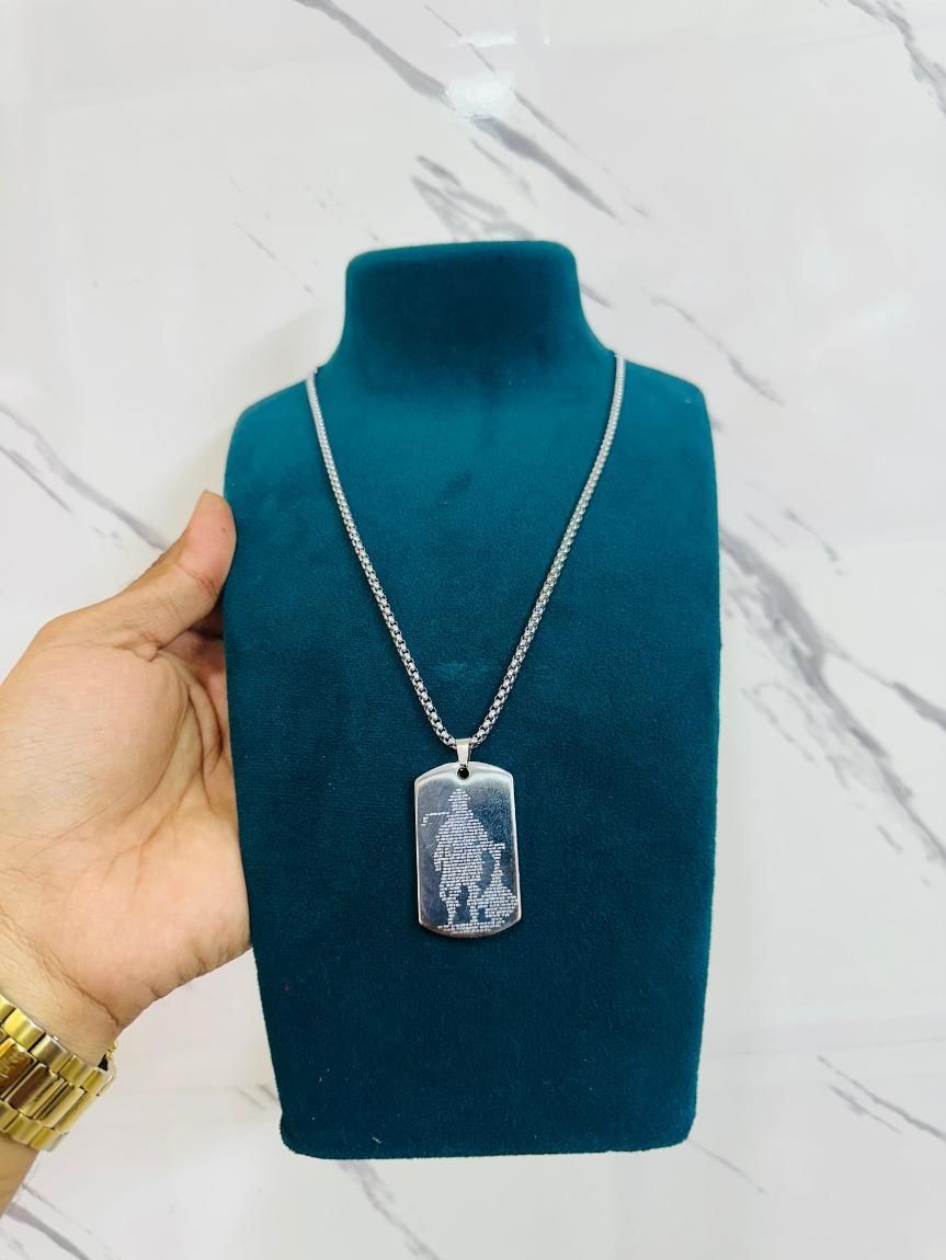 Hanuman Chalisha Pendant with Chain Jewellery