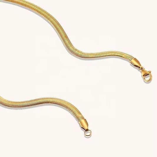 Men's Golden Snake Chain Jewellery