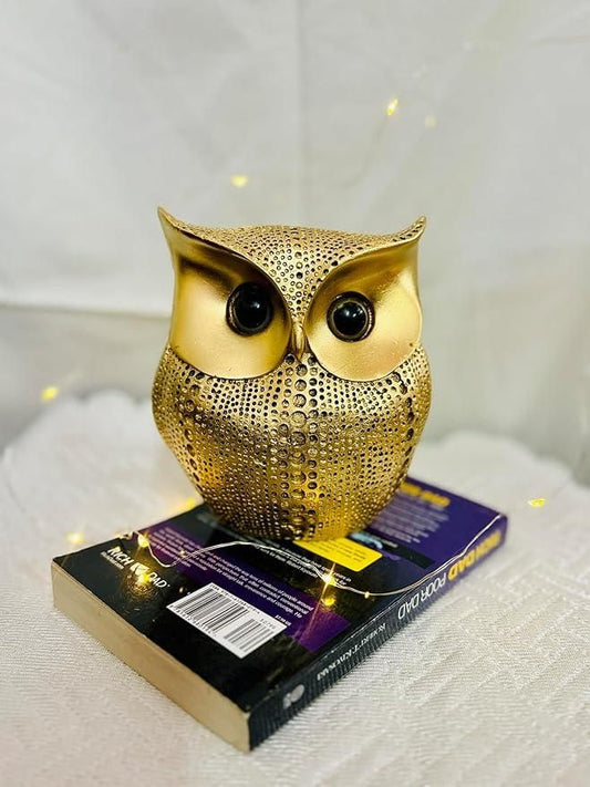 Lucky Owl Figurine Manifested Home Decor