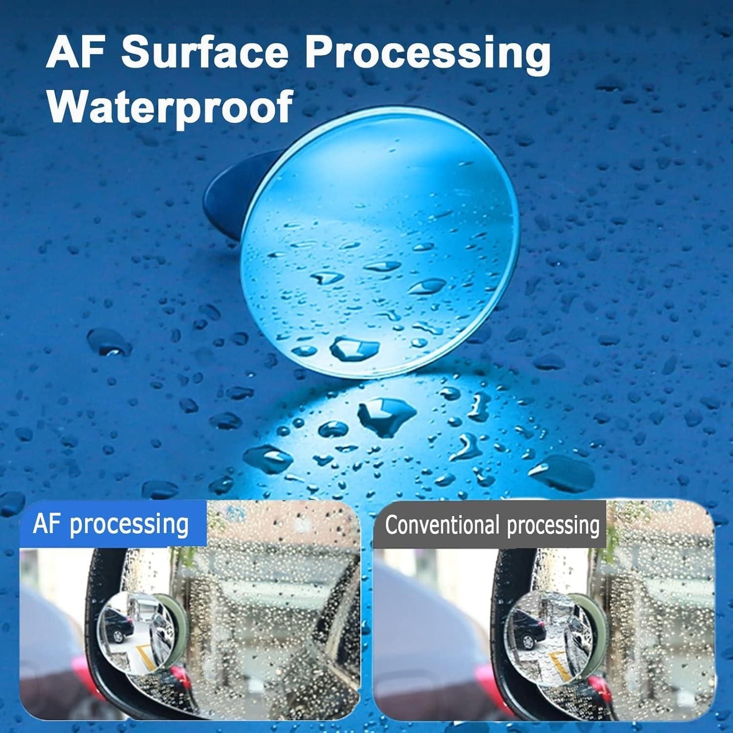 2" Round Wide Angle Blind Spot Mirror c&b Accessories