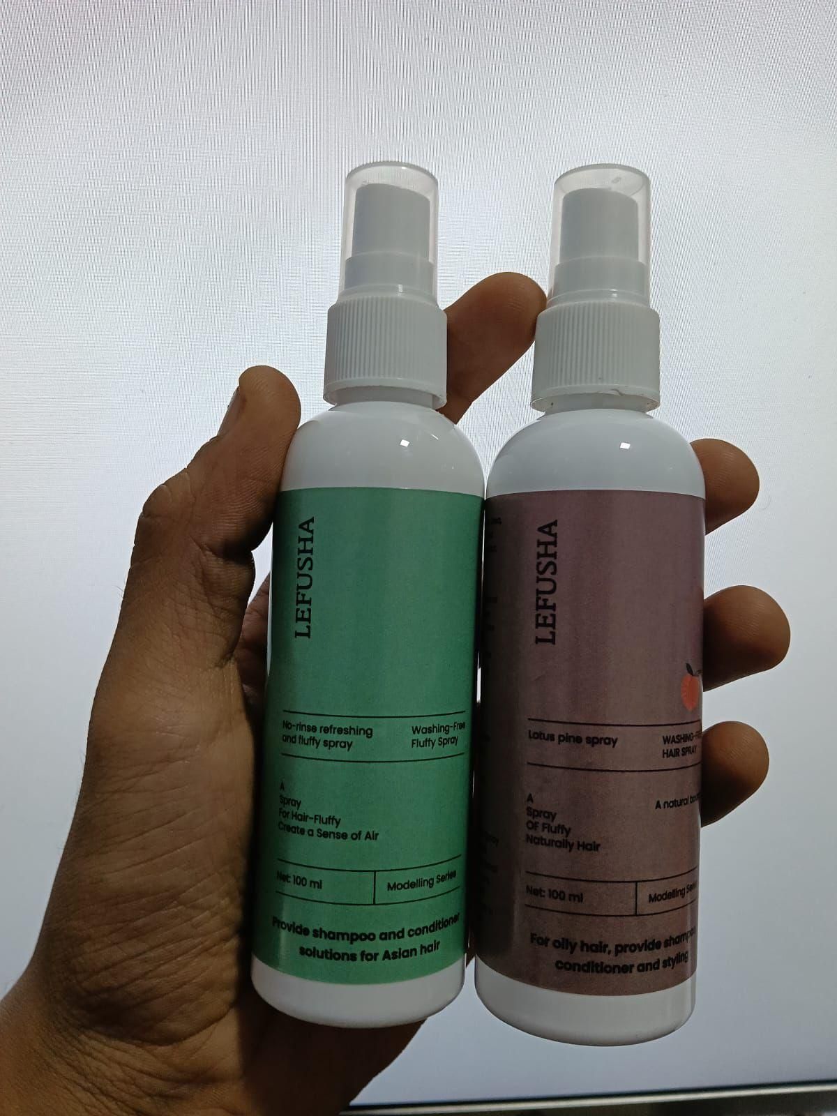 Lefusha Fluffy Spray and Lefusha Hair Spray 100ml Personal Care each