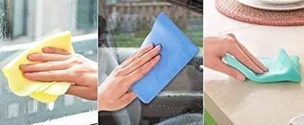 Towel-Magic Towel Reusable Absorbent Water for Kitchen Cleaning Car Cleaning(Pack of 4)
