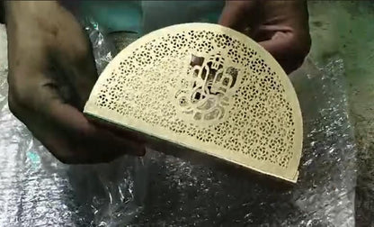 Tea Light Ganesh half Round