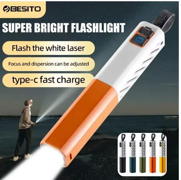Mini Rechargeable Portable Camping Laser Flashlight Electronics