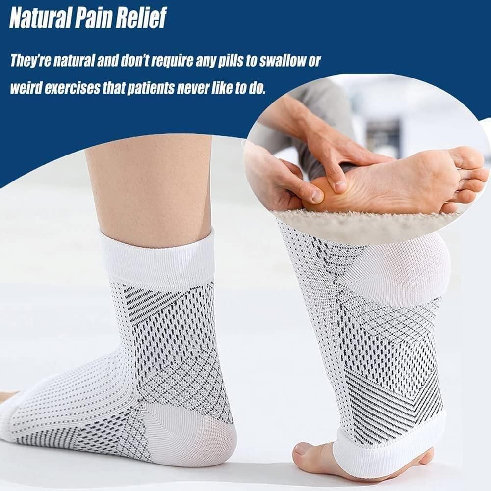 Swelling Arch Heel Socks yoga sport protect socks Pack of 2 Pair Accessories