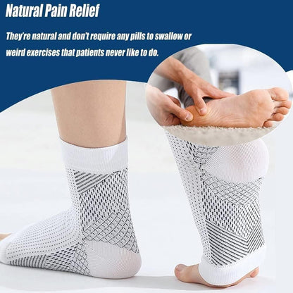 Swelling Arch Heel Socks yoga sport protect socks Pack of 2 Pair Accessories