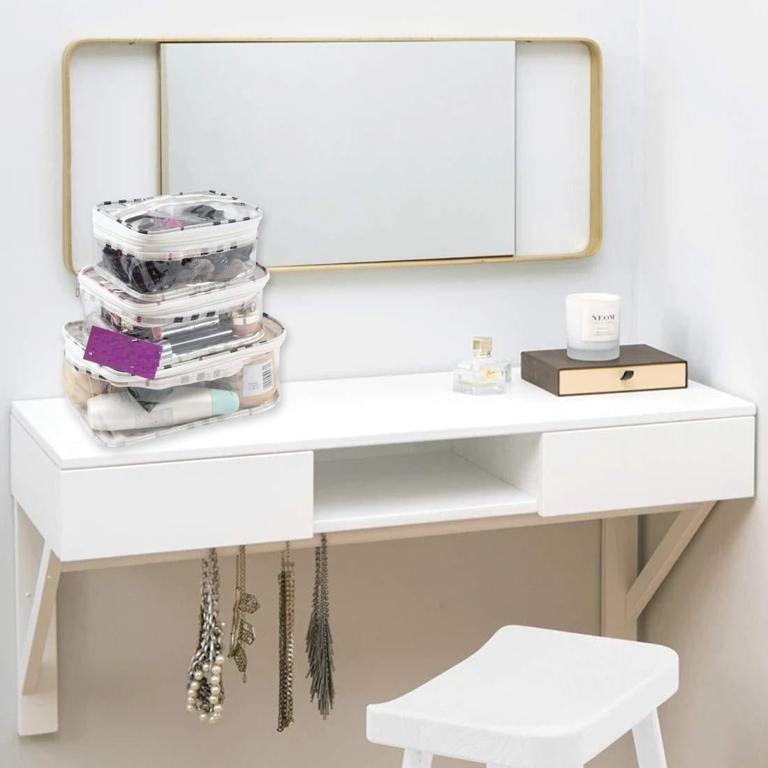 Bag- Multipurpose Jewelry Organizers Pouch ( Set of 3 ) Home Essentials