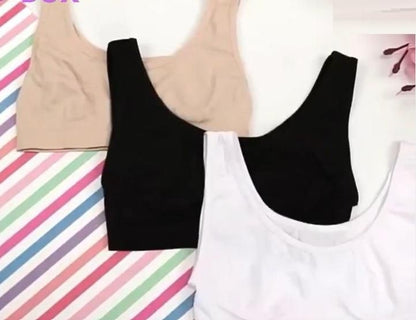 Women's Multicolor Air Bra Pack Of 3 Free Size Women Western