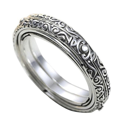 Astronomical Ball Ring Cosmic Finger Ring Couple Jewelry Silver Plated Jewellery