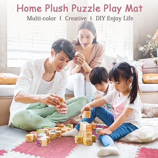 Interlocking Carpet Tiles Mat (6pc) Home Essentials