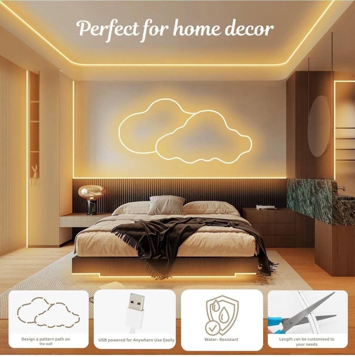 One Meter Neon Light Waterproof Led Strip Lights Electronics