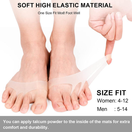 Silicone Honeycomb Shoes Pad Gel Insoles Breathable Health Care Massage for feet (Pair of 1)
