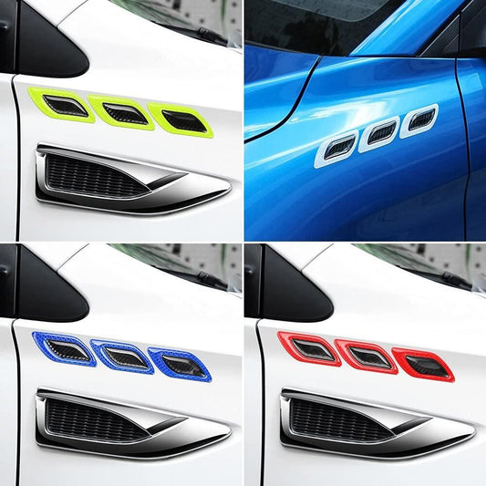 Carbon Fiber Graphic Car Reflective Sticker-Light