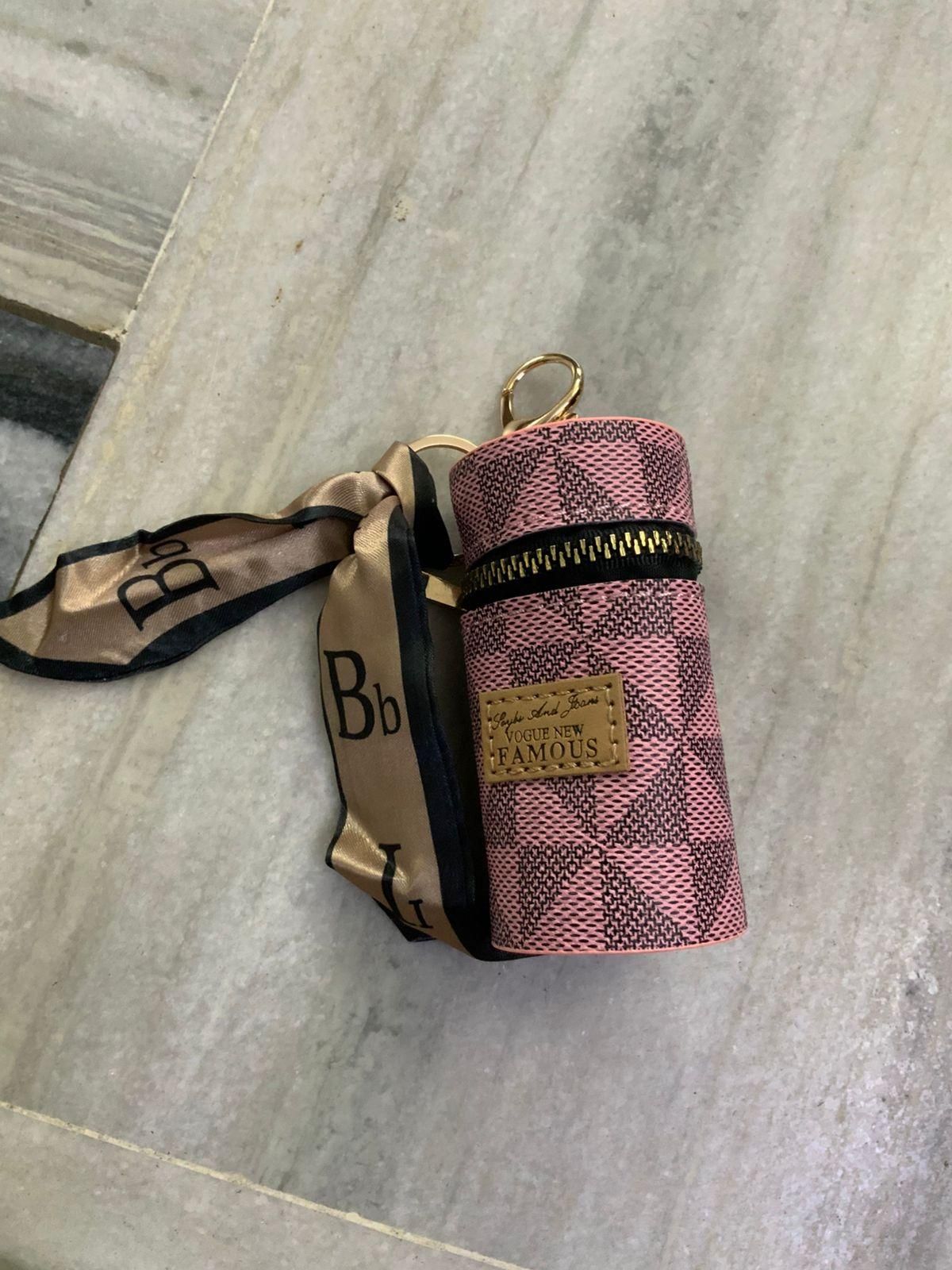 Mini Lipstick Case Keychain Beauty & Personal Care