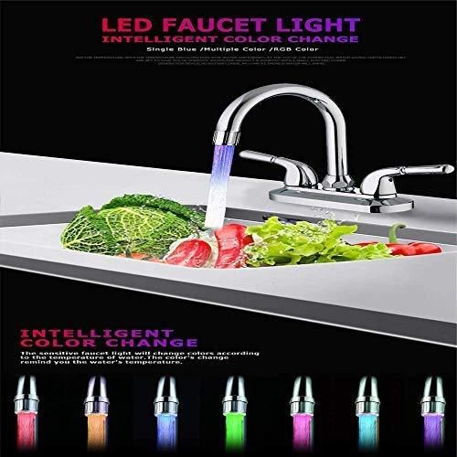 Color LED Light Changing Glow Sensor  Water Faucet Tap