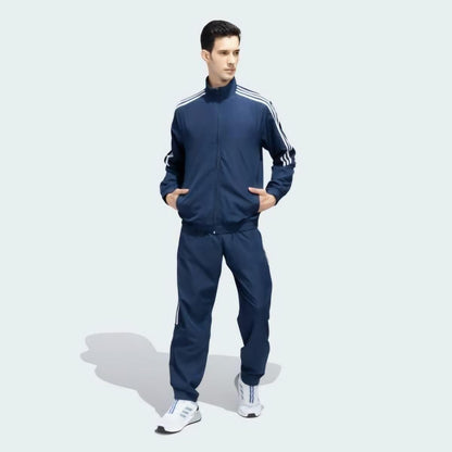 Men's Side Stripe 4 Way Polyester Track Suit Men