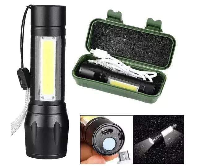 Pocket Size Mini Portable XPE + COB LED Tactical Flashlight Electronics