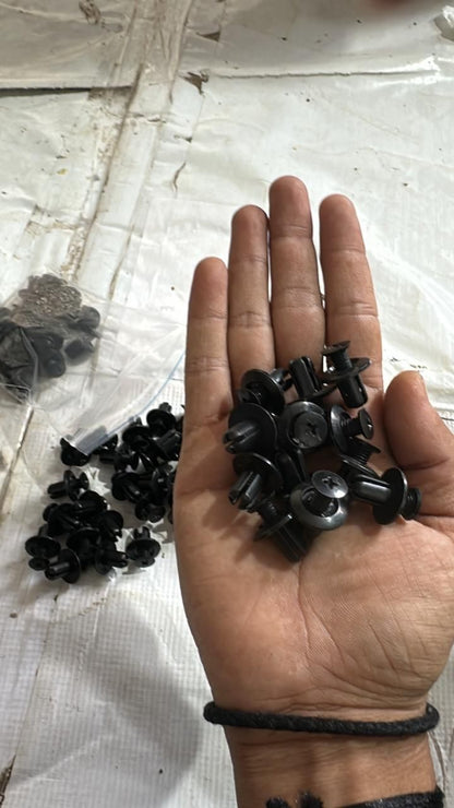 100-Pcs Universal Screw Clamps