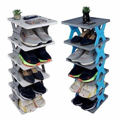 Smart Foldable Shoes Tier Shoe Rack 4 Layer Home Essentials