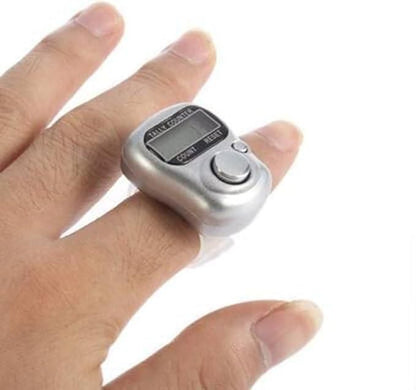 Digital Finger Tally Counter Ring Gym & Wellness