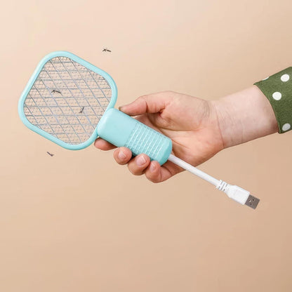 Mini Mosquito Killer Racquet Lamp 2 in 1 Home Essentials