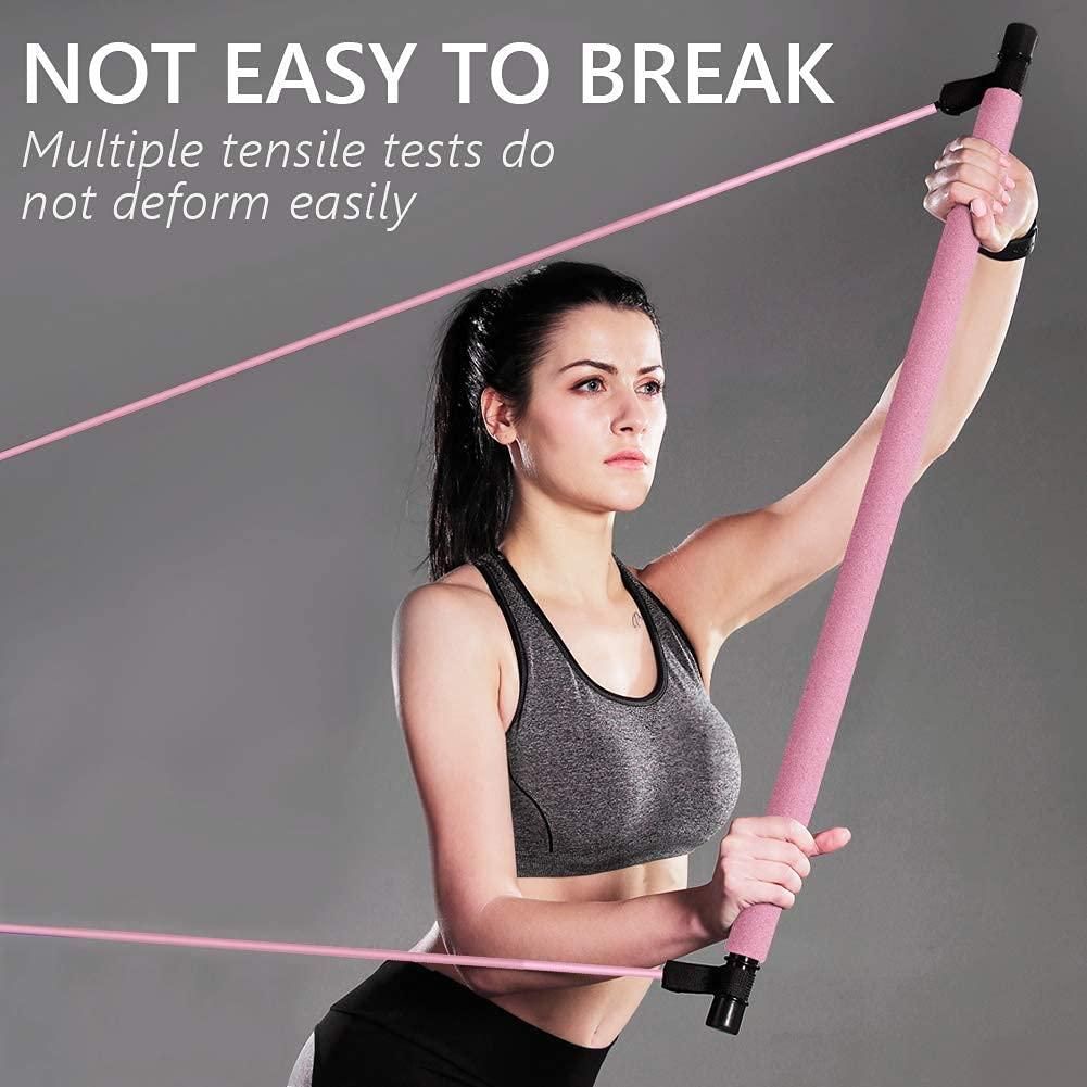FirstFit Premium Pilates Stick Fitness Bar Gym & Wellness