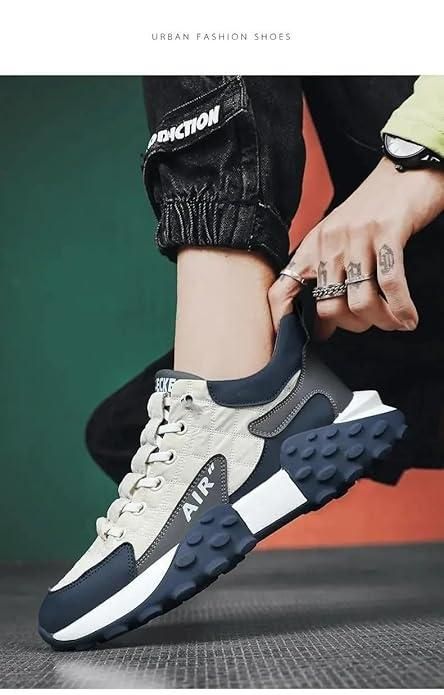 Men's Korean Style High Top Fashion Casual Shoes (Boots) Footwear