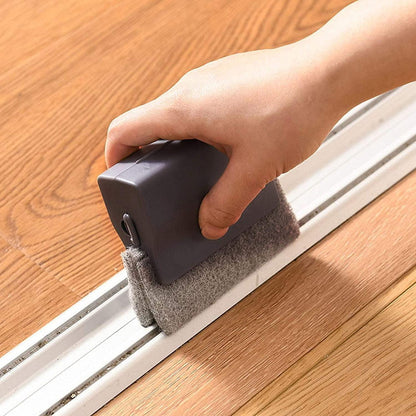 Window Cleaning Brush-ABS Plastic Window Track Cleaning Brush(Pack of 2) Home Essentials