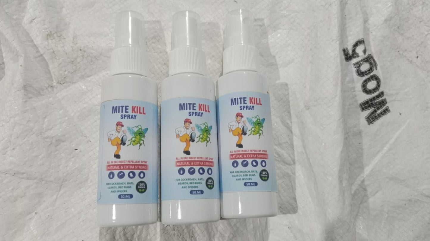 Mite Kill Spreay 50ML (Pack of 3) Home Essentials
