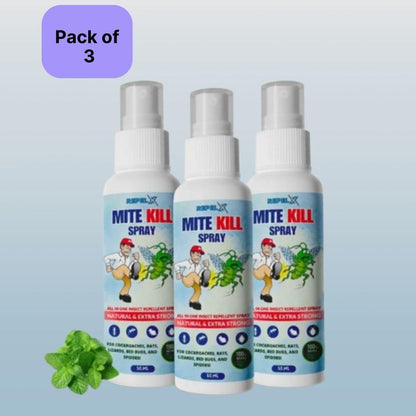 Mite Kill Spreay 50ML (Pack of 3) Home Essentials