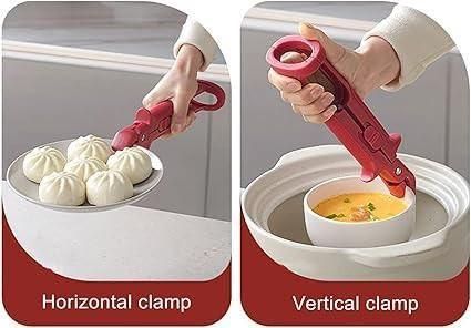 Pot Pan Gripper Tongs Anti Scalding Clip for Commercial