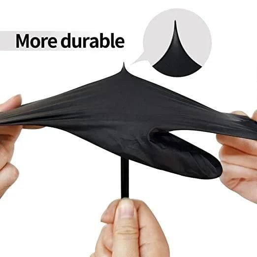 Disposable Nitrile Non- Slip Anti - Scratch Gloves