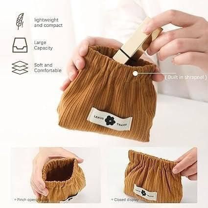 Elastic Storage Pouch Stretchable Organizer Bag (Pack of 5)