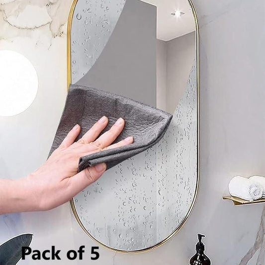 Magic Cleaning Cloth Microfiber for Dusting (Pack of 5 ) Home Essentials