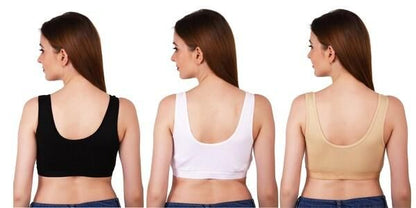 Womens Multicolor Air Bra (Pack of 3) Women Western