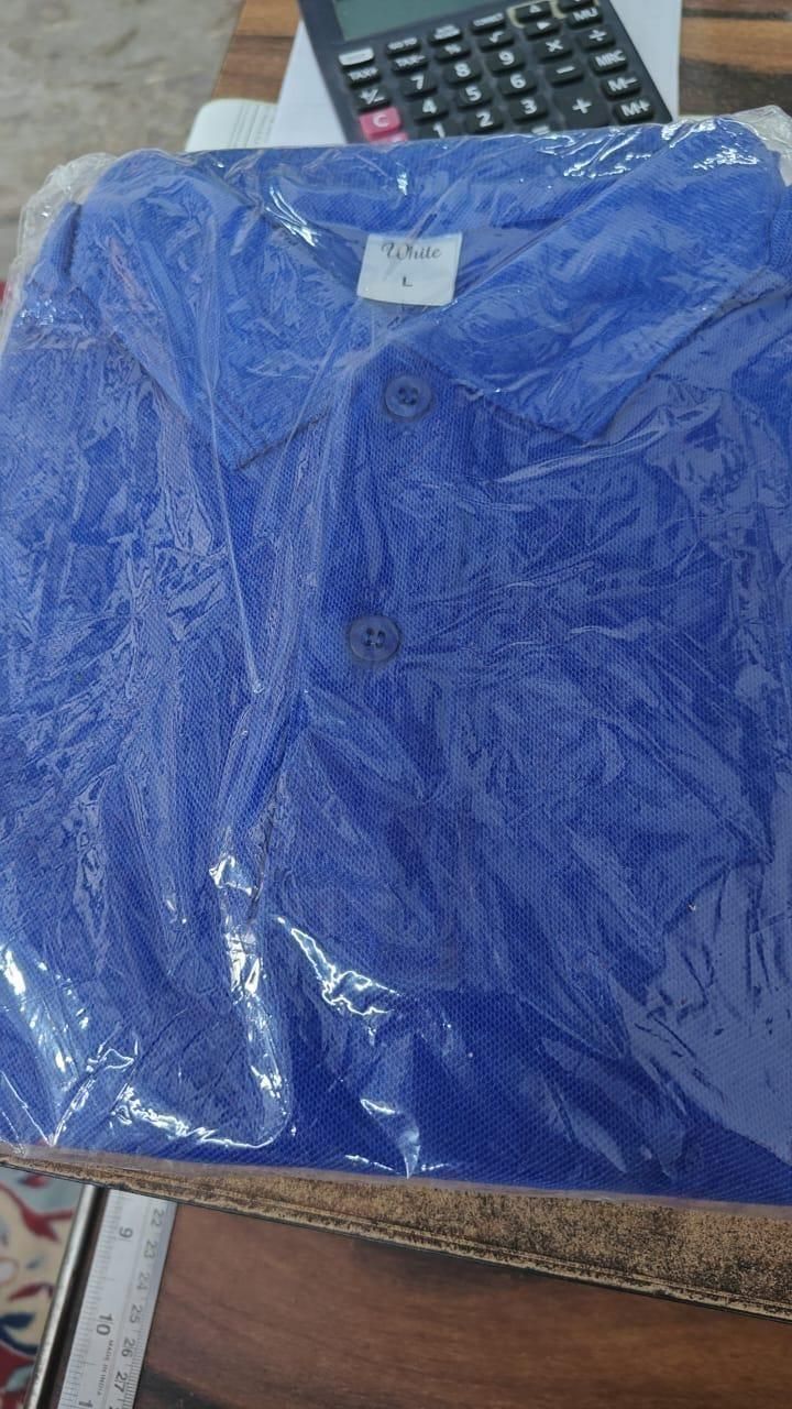 Poly Matte Solid Half Sleeves Mens Polo T-Shirt Pack Of 5 Men