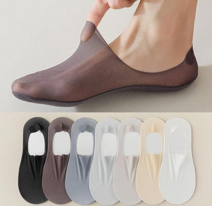 Silicone Non-slip Invisible No Show Socks(Pack Of 1) Accessories