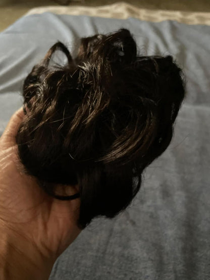 Elastic Artificial Hair Bun Brown & Black (Pack of 2)Jewellery