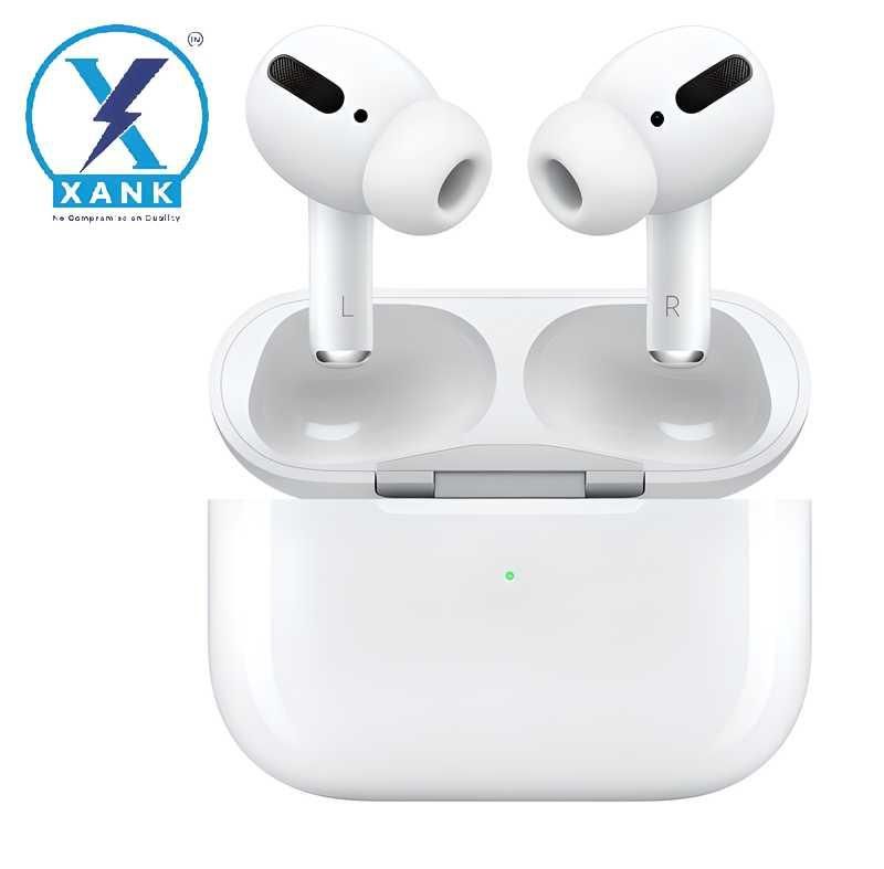 XANK Air-pods Pro with Wireless Charging Case with Sensor Enabled Bluetooth Headset (White, True Wireless) Electronics