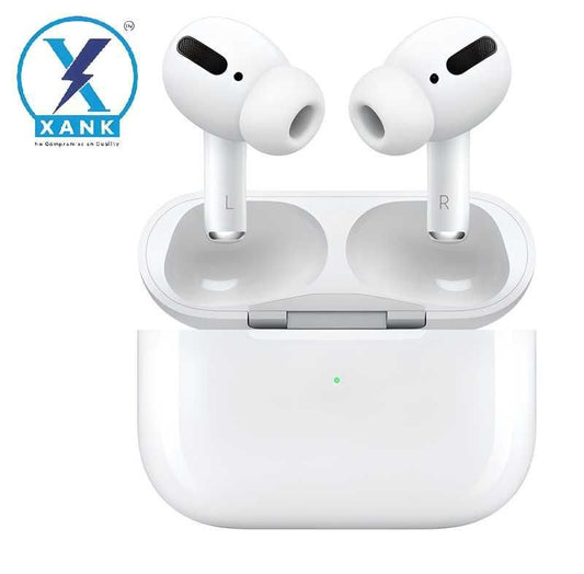 XANK Air-pods Pro with Wireless Charging Case with Sensor Enabled Bluetooth Headset (White, True Wireless) Electronics