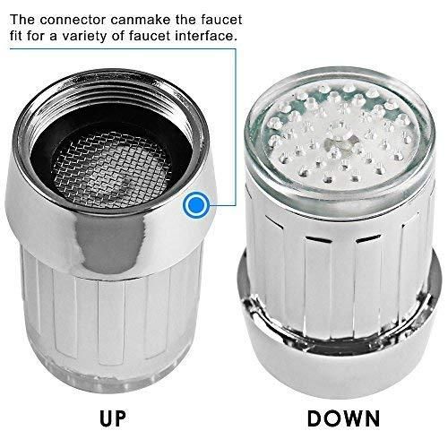 Color LED Light Changing Glow Sensor  Water Faucet Tap