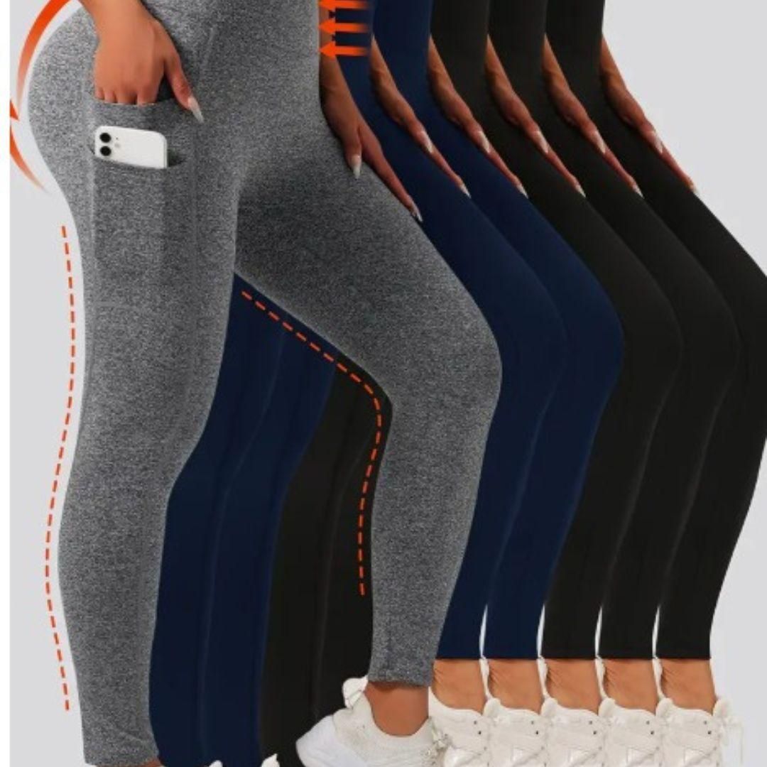 Soft & Comfy Slim Elastic Tights With Side Pockets Accessories