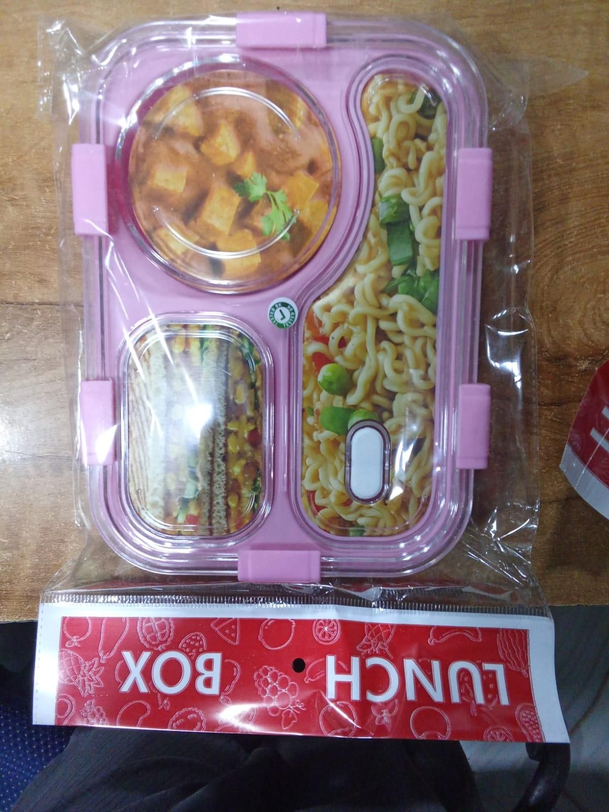 New 3 Compartment Tiffin Box