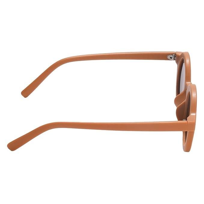 Haute Sauce Women Brown Lens Brown Round Sunglasses (Pack of 2) Accessories