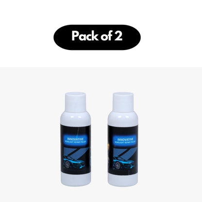 Car Headlight Repair Fluid, Scratch Remover Pack of 2 c&b Accessories