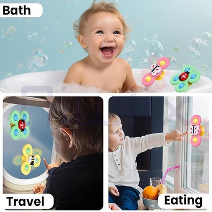 Spinning Sensory Toy for Toddler - 3 Pcs Set Kids