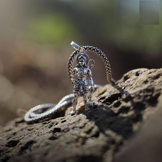 Lord Hanuman Pendant with Chain Jewellery