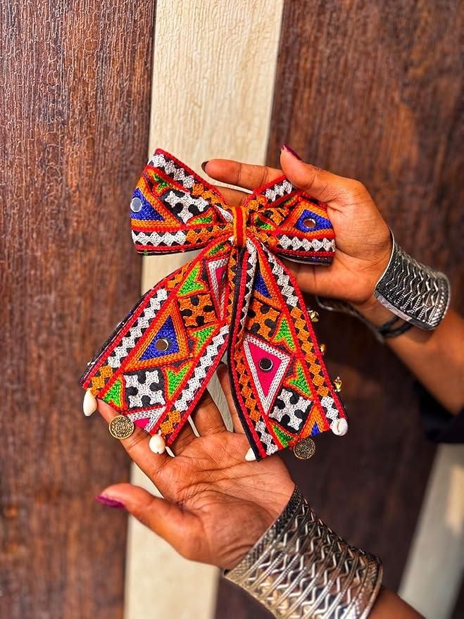Navratri Bow hair Accessories (Pack of 2) Jewellery