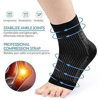 Swelling Arch Heel Socks yoga sport protect socks Accessories Pack of 2 Pair