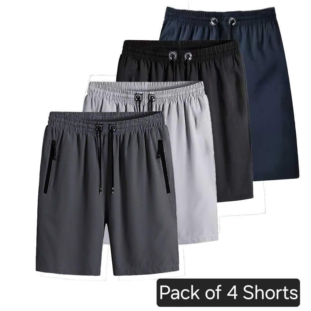 Combo of 3 Men's Stretchable Cotton Shorts Men